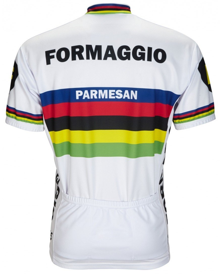 World Jerseys Men's Formaggio 1965 World Champion Cycling Jersey (Medium)
