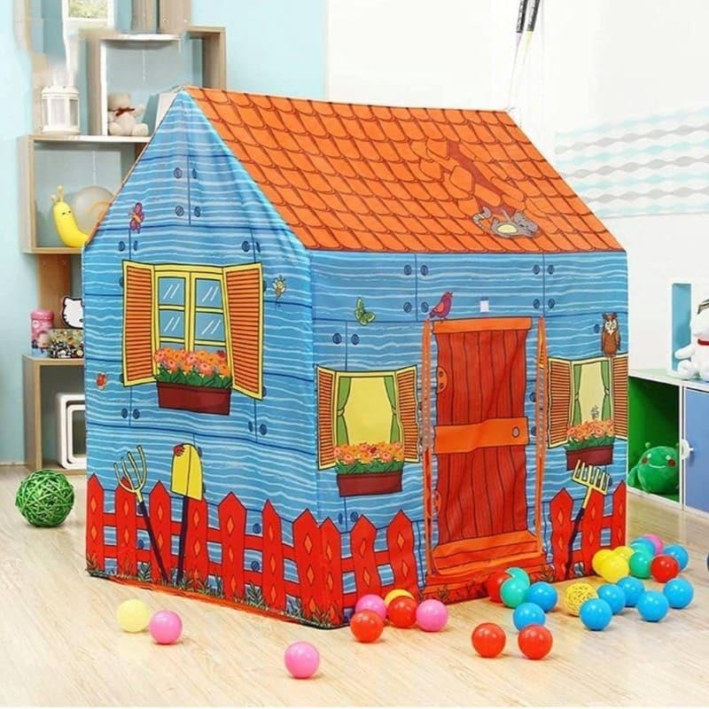 GLOW TODAY Play Tent Houses for Kids Outdoor and Indoor Kid Play House Castle Tent Toys for 2-8 Years Old Kids Children Boy Girls Portable Kid Castle Playhouse for Girls & Boys (Farm House Theme) (B0DCVQW543) Amazon Price History, Amazon Price Tracker