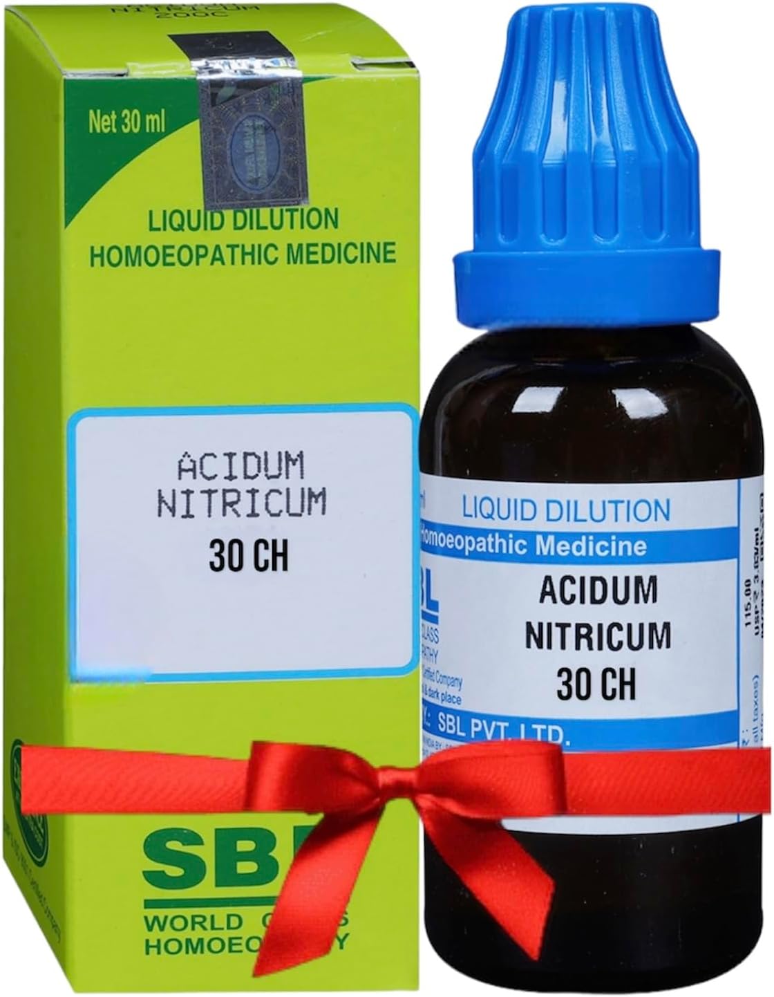 SBL Acid Nitricum 30 CH Homeopathic Medicine 30ml - Set of 1 Bottle