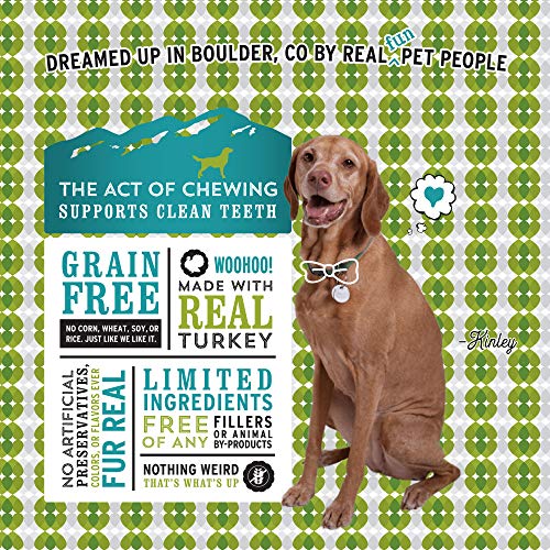 "I And Love And You" Fresh All Rover Dental Bones Grain Free Dog Chews, 3 Regular Dog Chews, 4 Oz #TOP4