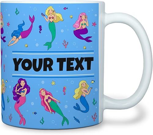 Miniatura 6 de Taza de dulces personalizada, regalo de cumpleaños o regalo de vacaciones para niñas, niños, niños, niños, 11 onzas, diseño vibrante de envoltura