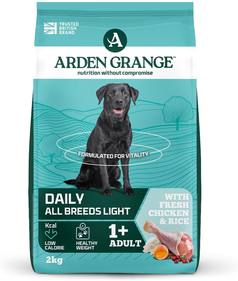 Arden grange adult light dry dog food 2kg