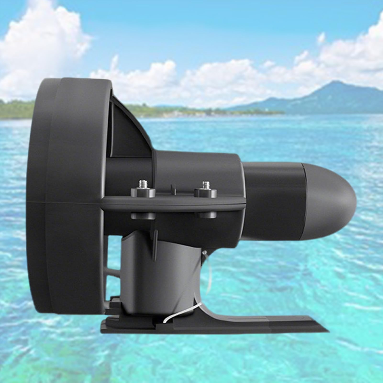 ExoticaBlend Water Experience Portable Underwater Scooter Diving Propulsion Vehicle Propeller Swim Scuba Sea Boat Motor Thruster Brushed for Paddleboard Fishing Board Surfboard 216W