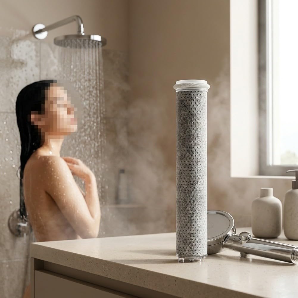 Fauhapyway para filtro para ducha Activado ACF para elimina Impurezas Agua