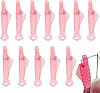 12Pcs Fish Mouth Sewing Machine Needle Threader,Automatic Sewing Needle Threader,Simple Needle Threader,Quick Sewing Threader Needle Tool for DIY Sewing Machine,Pink