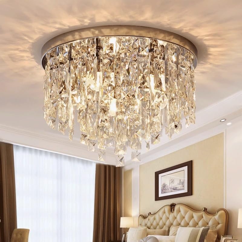 Éclairage de plafond à intensité variable pour chambre à coucher cosy