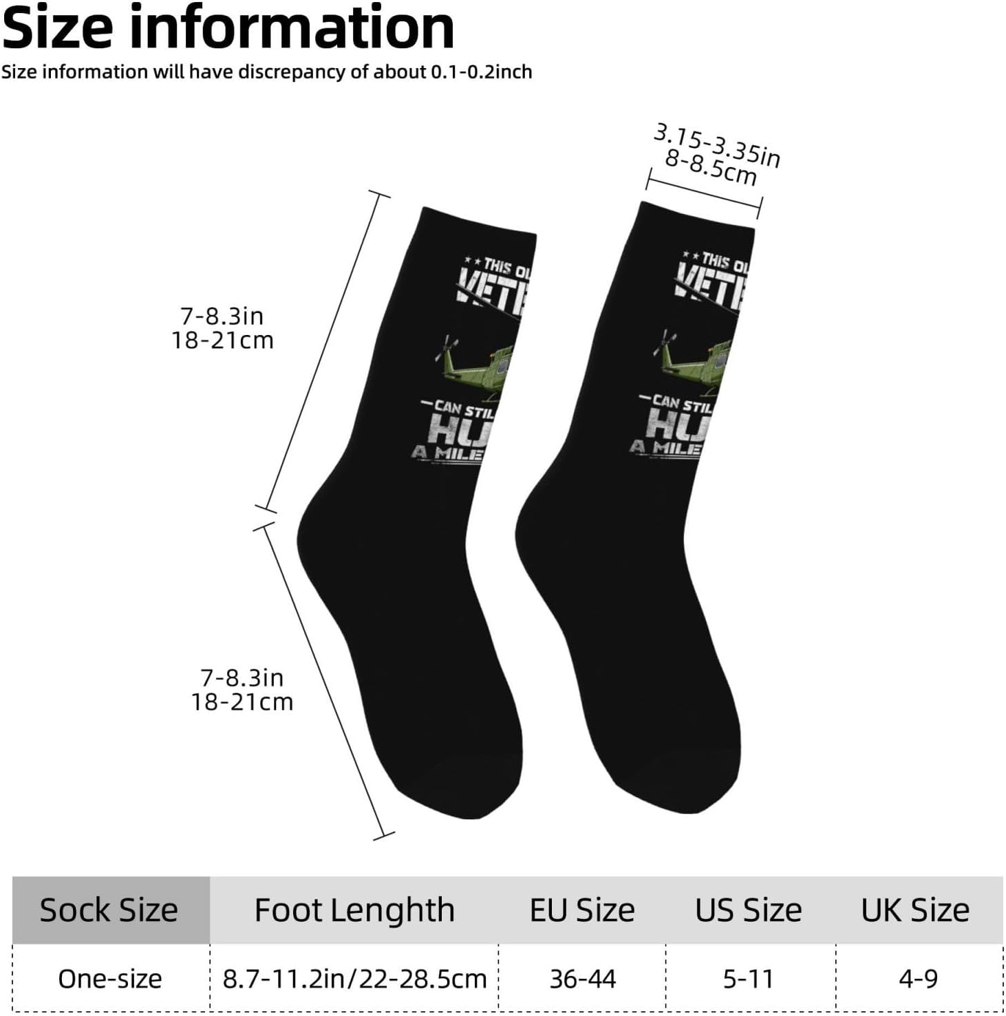 Warm Hear A Uh-1 Huey A Mile Away - Helicopter Pilot Vietnam Veteran Comfort Socks Breathable For Men Women