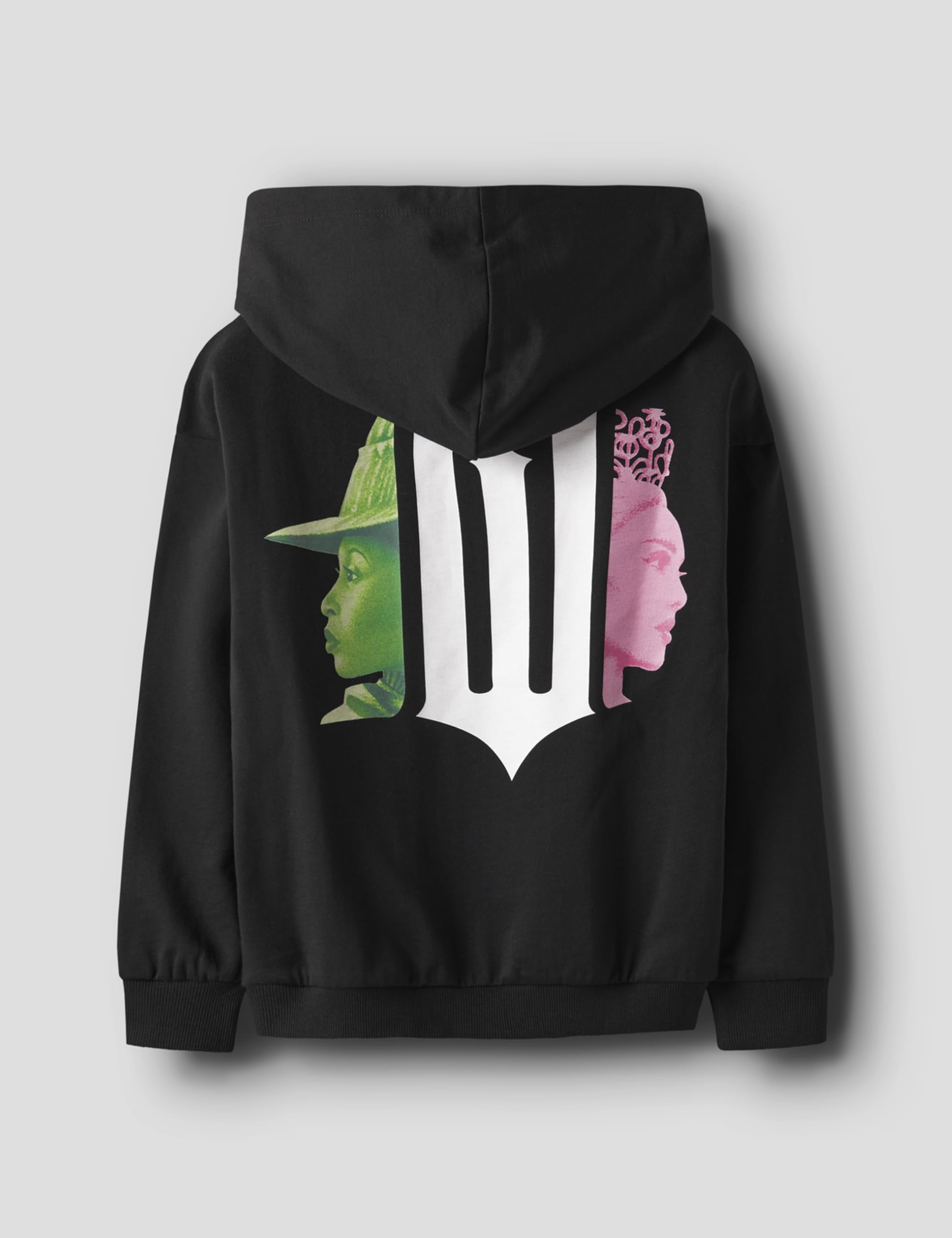 NAME IT Nkfnirdi Wicked RLX Sweat Wh Bru Sky, czarny, 134-140 dziewczęta, czarne, 134-140