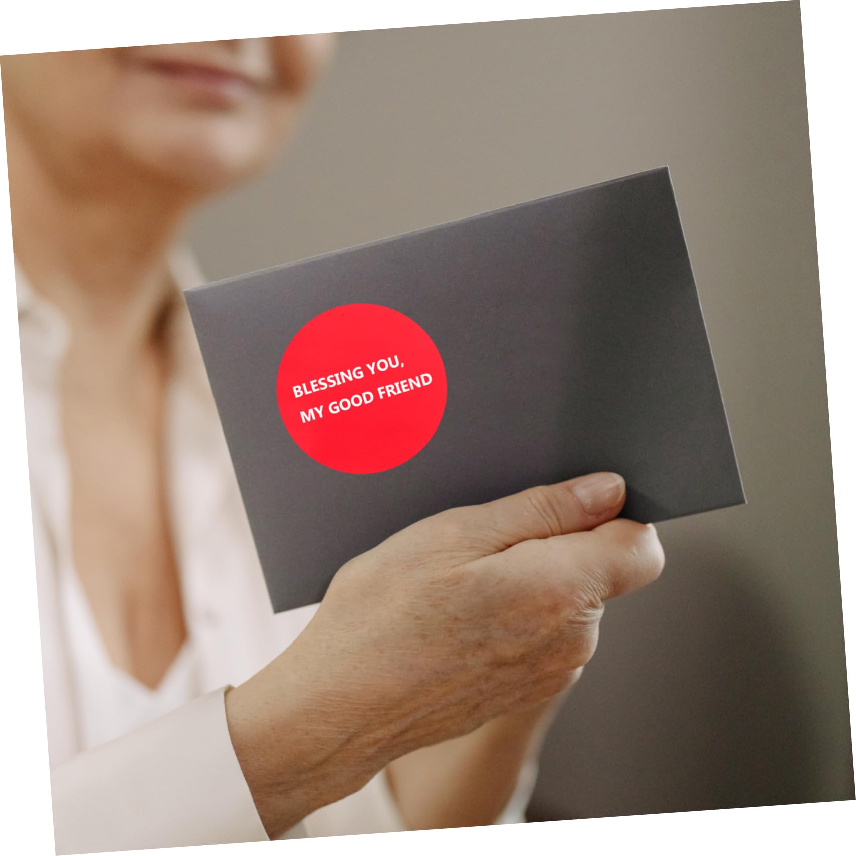 Operitacx 4rotoli Rotonde Adesive Termiche Etichette Adesive Per Stampante Superficie Scrivibile Facili Da Usare e Riutilizzabili Adesivo Forte Per Organizzazione e Etichettatura