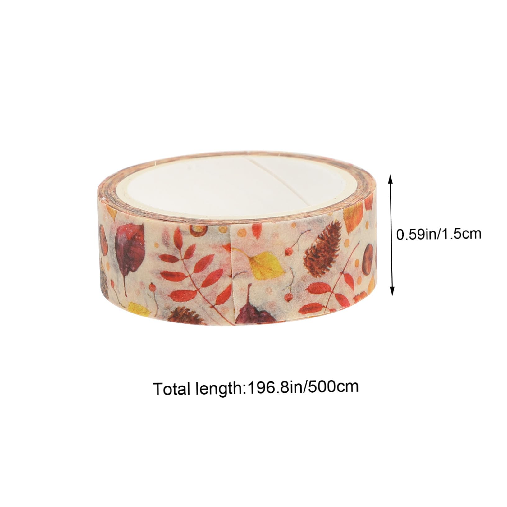 DOITOOL 30 Nastro Washi Autoadesivo Decorativo per Autunno e Ringraziamento con Motivi e Carta per Scrapbooking e Decorazioni Festa