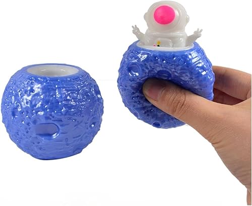 1 pieza de juguete de copa de astronauta, juguetes sensoriales para apretar el estrés, juguetes para aplastar el planeta para aliviar el estrés, disponible en Yaxa El Salvador