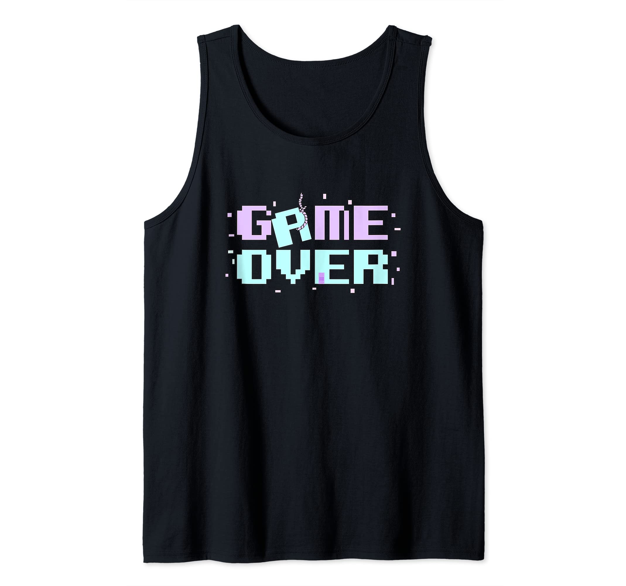 Yami Kawaii Game Over Harajuku Pastel Goth Indie Aesthetic Tank Top