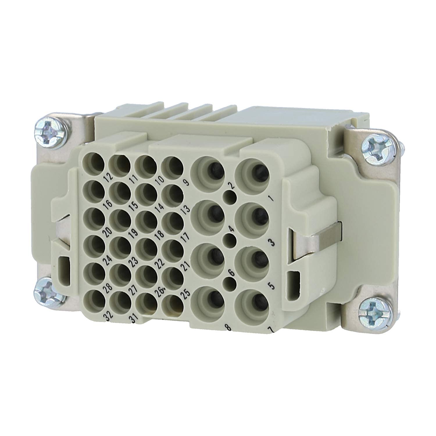 Harting 09380323101 Han K con elemento de accionamiento de tornillo y 24 pines 7