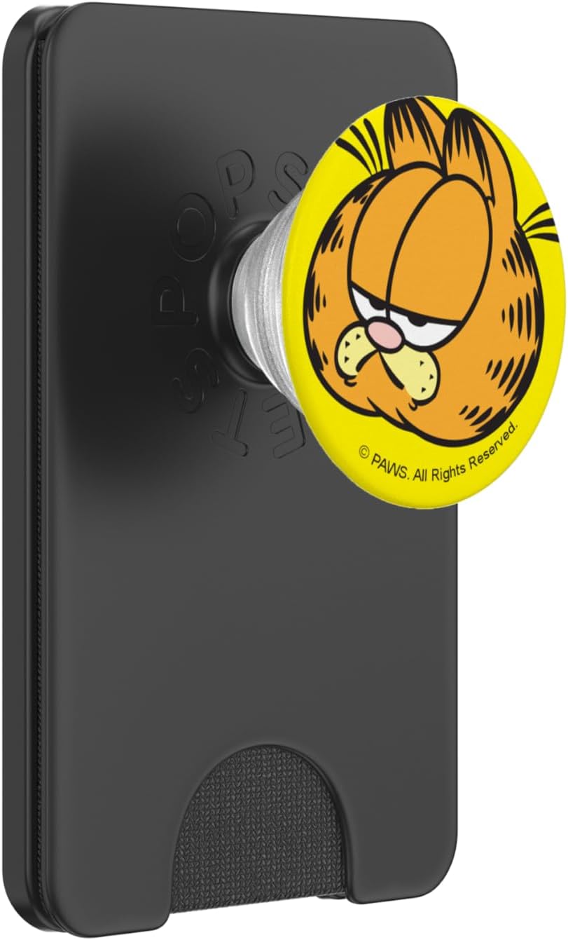 Garfield Frown PopSockets PopWallet for MagSafe