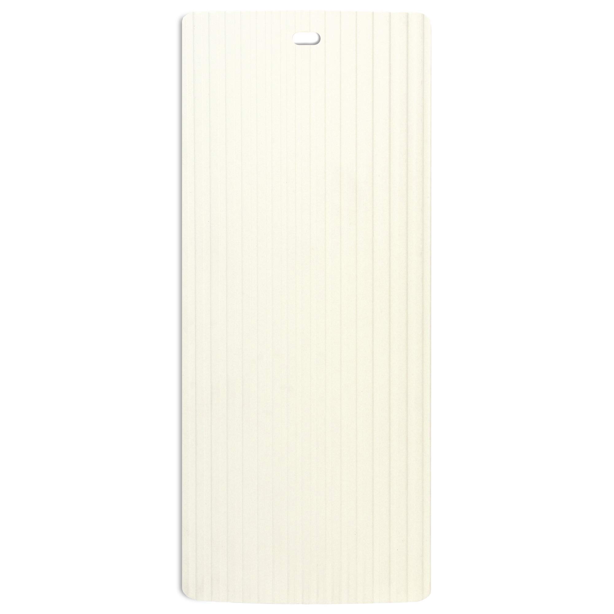 DALIX Ribbed Replacement Vertical Blind Slats - 5-Pack In Off White (Select Your Size) 11 thumbnail image