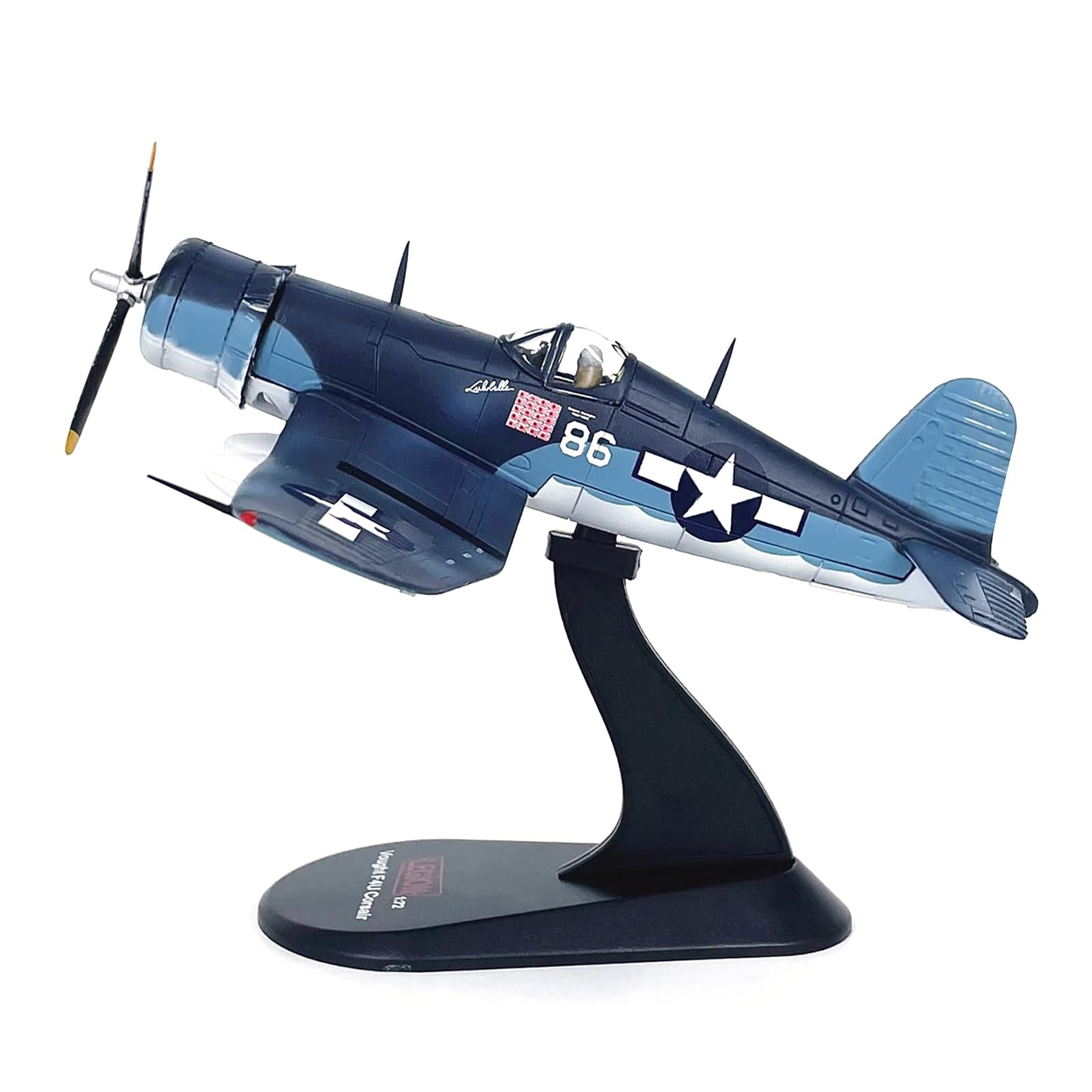 Amazon.co.jp: 1:72 合金 WWII USMC F4U コルセア戦闘機 VMF-214