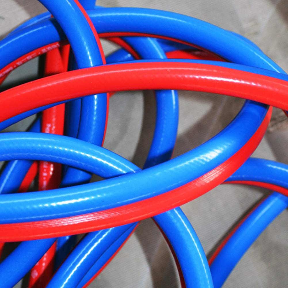 Tubo Per Aria Compressa Di Sicurezza, Per Torcia A Doppia Saldatura, in Acetilene Per Ossigeno - Diametro Interno: 6 Mm, Esterno: 12 Mm (Rosso E Blu), 20m