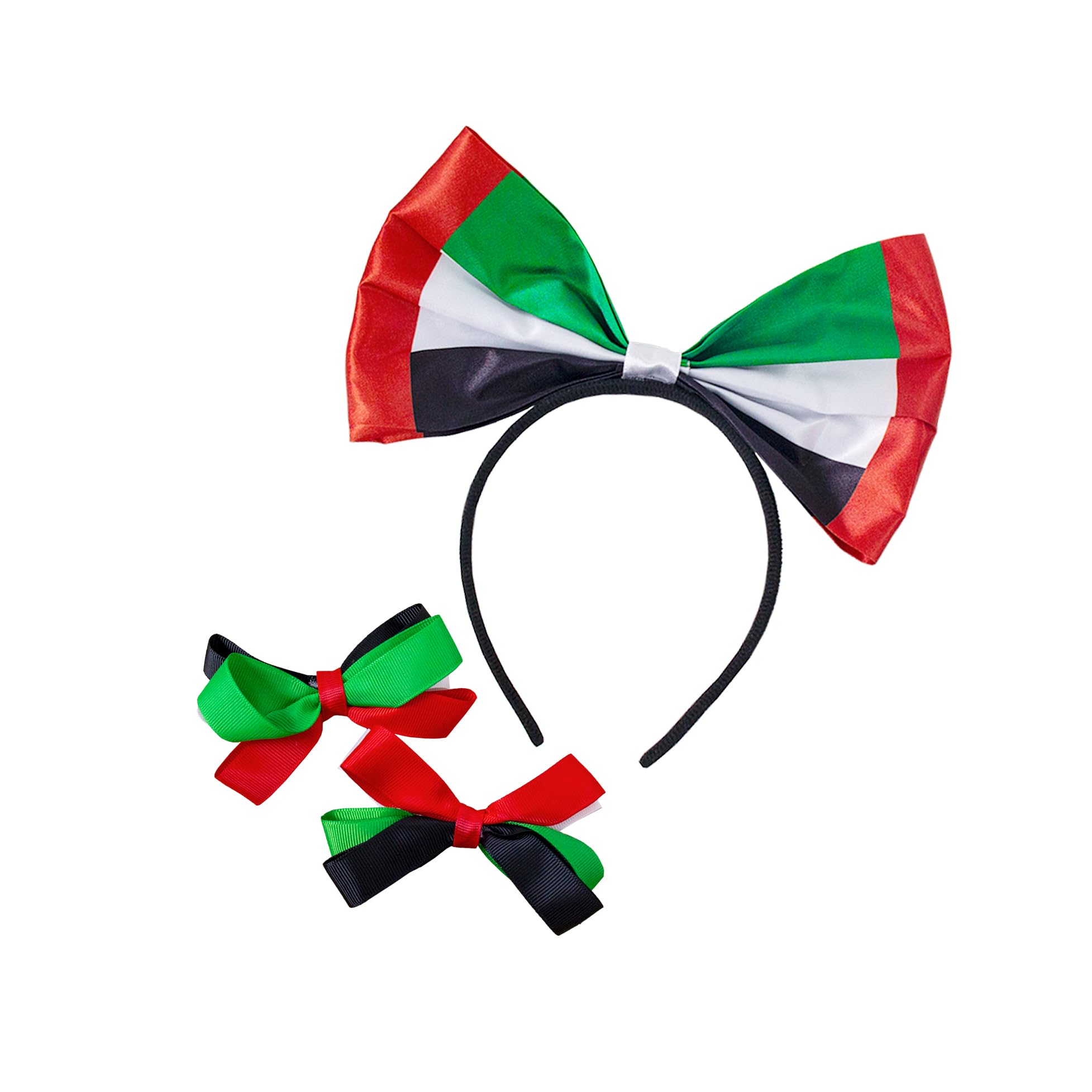Magic ParkCute Bow-Tie Headband or UAE National Day, UAE Bow World Cup and Flag Day for Women Men Girl Boy (Bow tie)