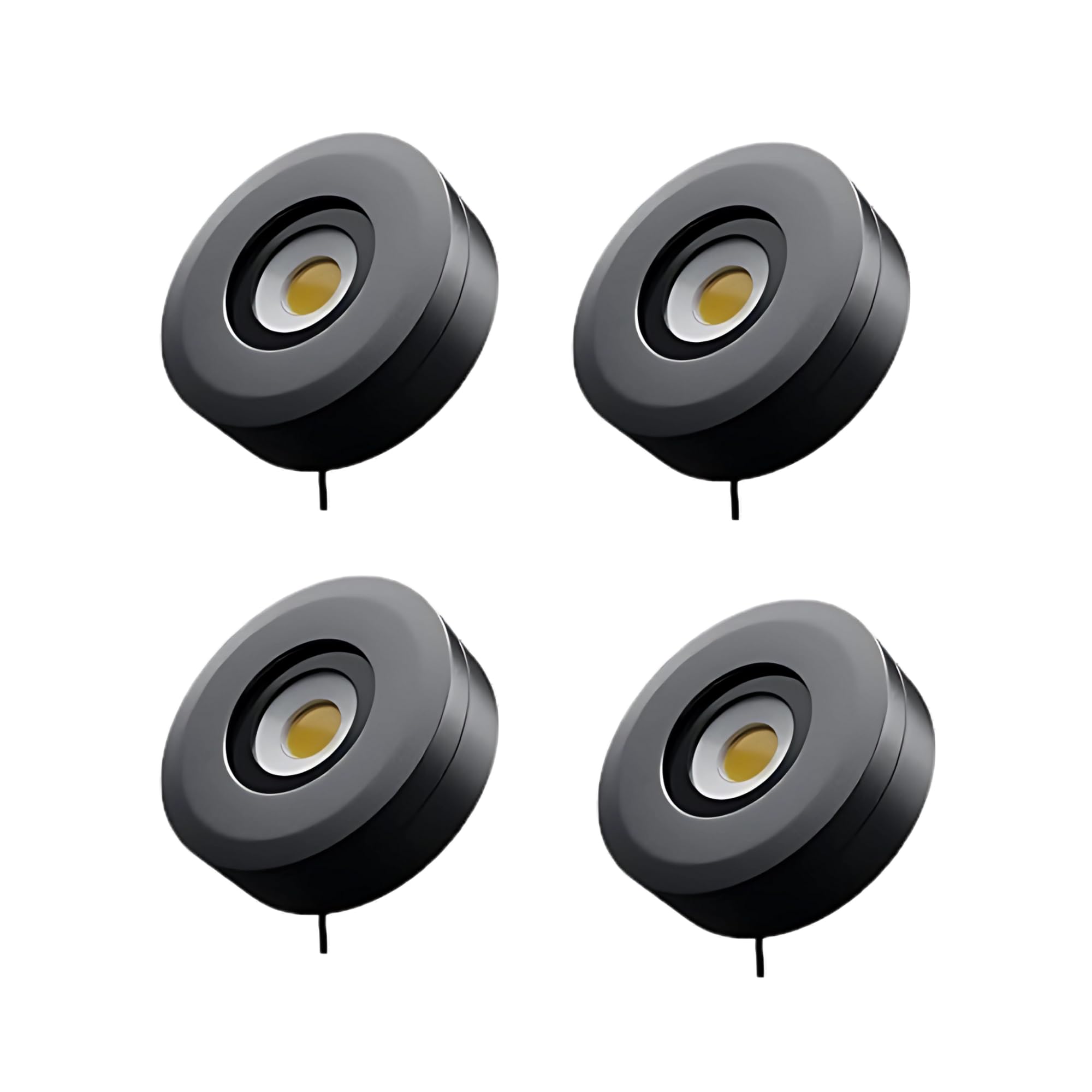 OCL 5W Black Body Cool White COB LED Surface Ceiling Light | IP65 Waterproof Energy Efficient Spot Light | Indoor Outdoor Light for Home, Balcony, Garden, Bedroom, Bathroom | Pack of 4-image-1