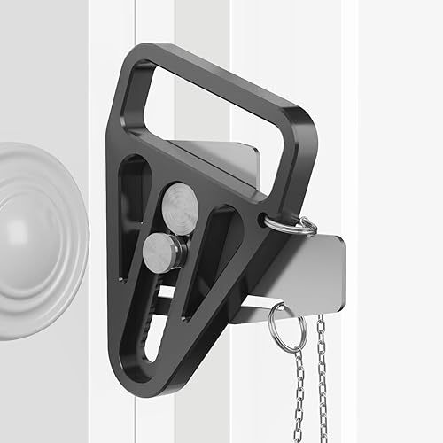 Cerradura de puerta portátil, cerradura de puerta de habitación de hotel que proporciona privacidad y seguridad adicionales, cerradura de puerta de