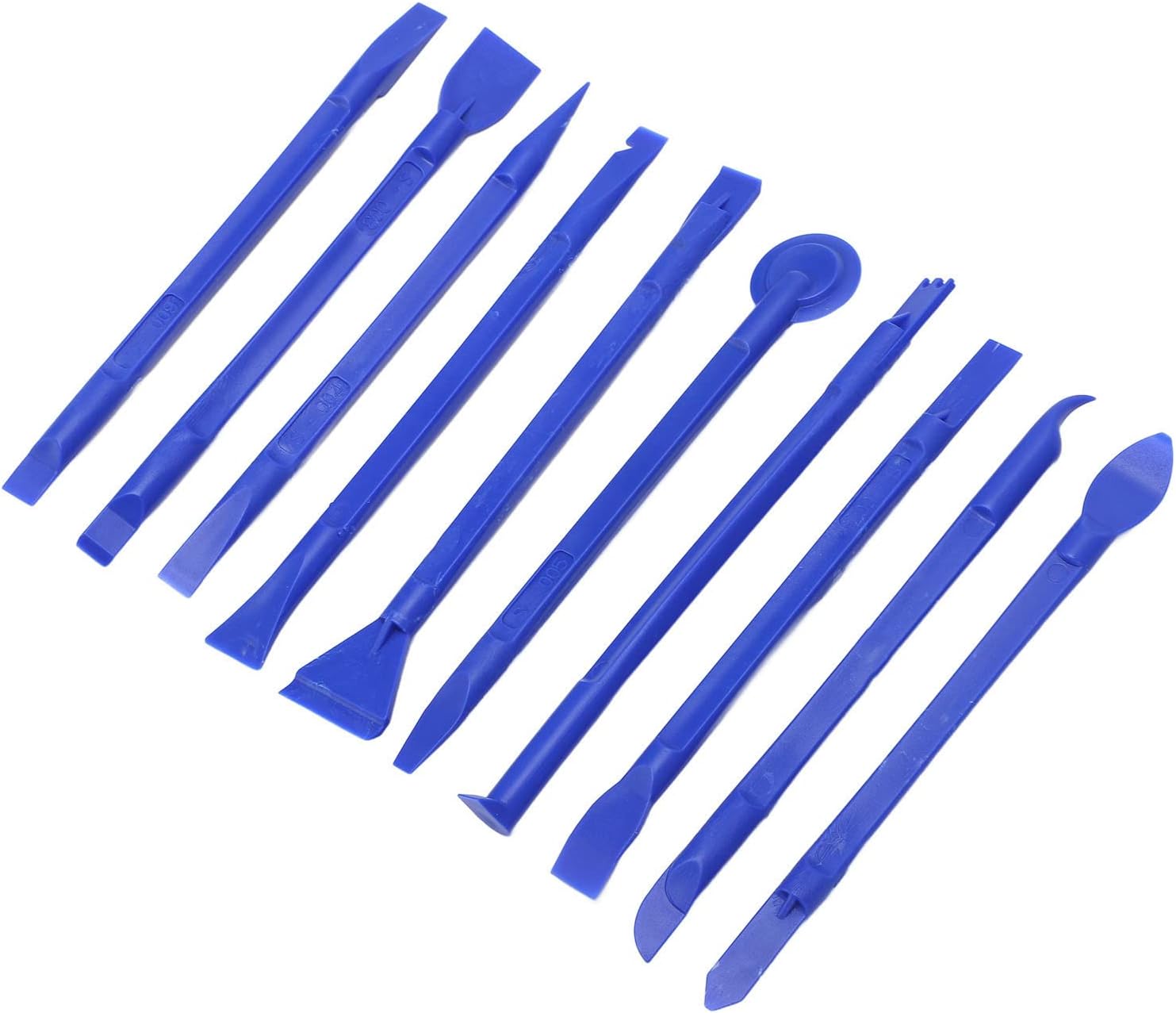 100PCS Antistatic Spudger Universal Cell Phone Repair Kit Soft ABS Plastic Pry Opening Tool Set Plastic Spudger for Phone Laptop Computer Electronics Repair(Blue)
