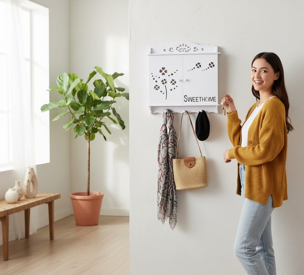 Coperchio Decorativo per Quadro Elettrico. Copertura per Contatore di Luce. Copri Pannello Elettrico e Portachiavi. Decorazione Domestica (Sweethome)