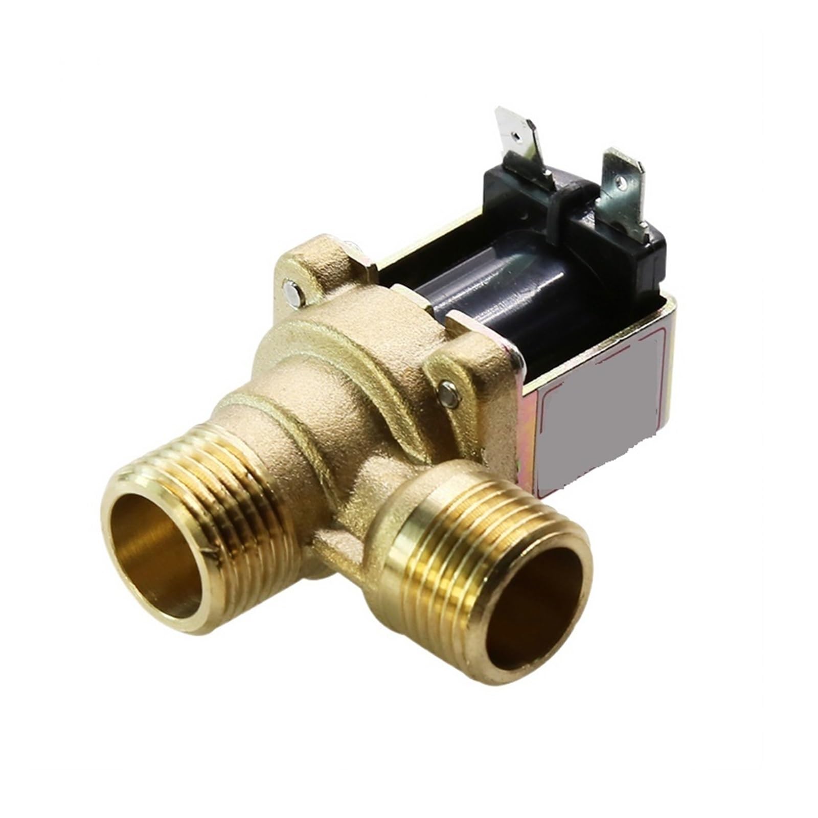 Válvula solenoide de latón de alta resistencia a la corrosión de 24V NC