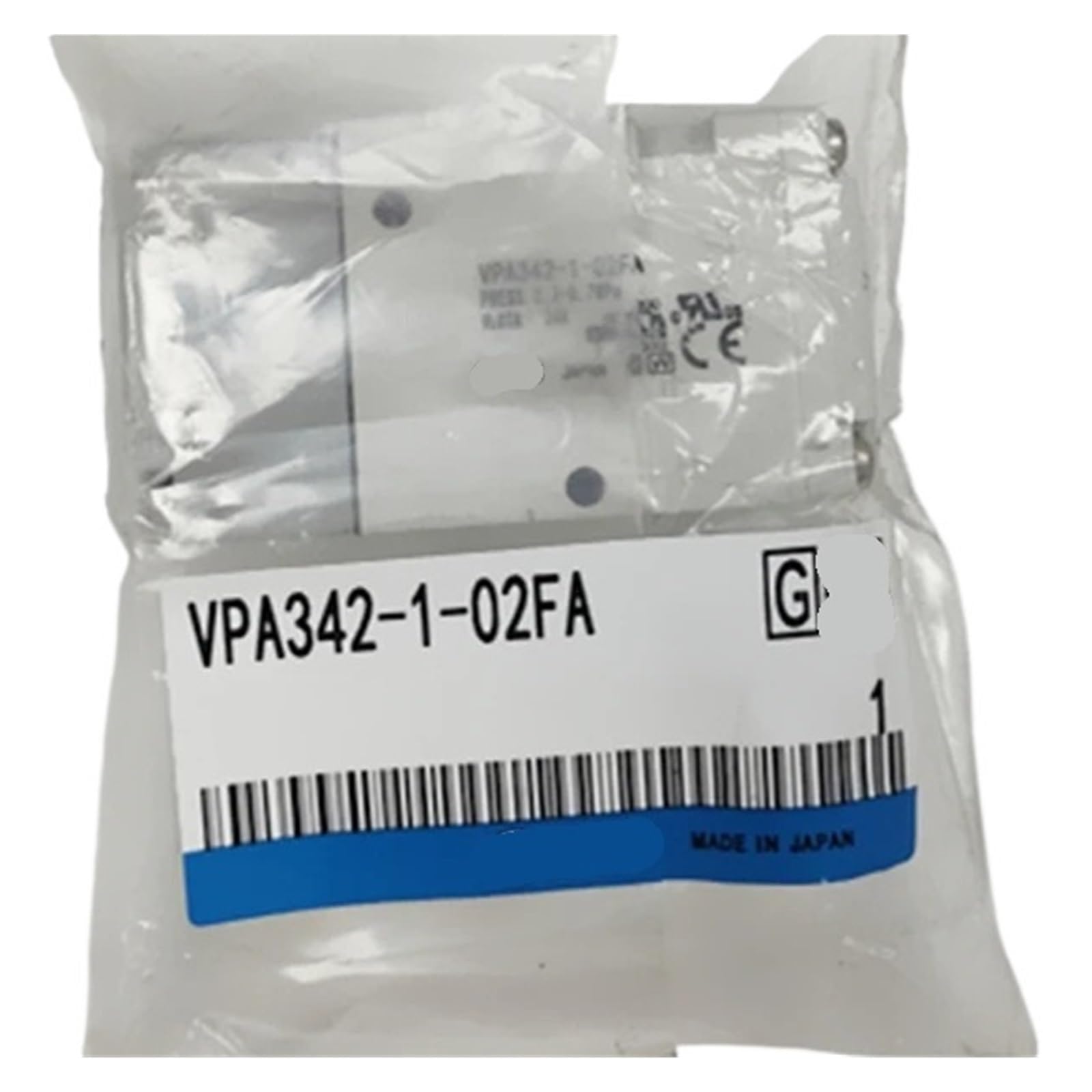 Vanne pneumatique à 3 voies VPA742 pour stopper les fuites de pression