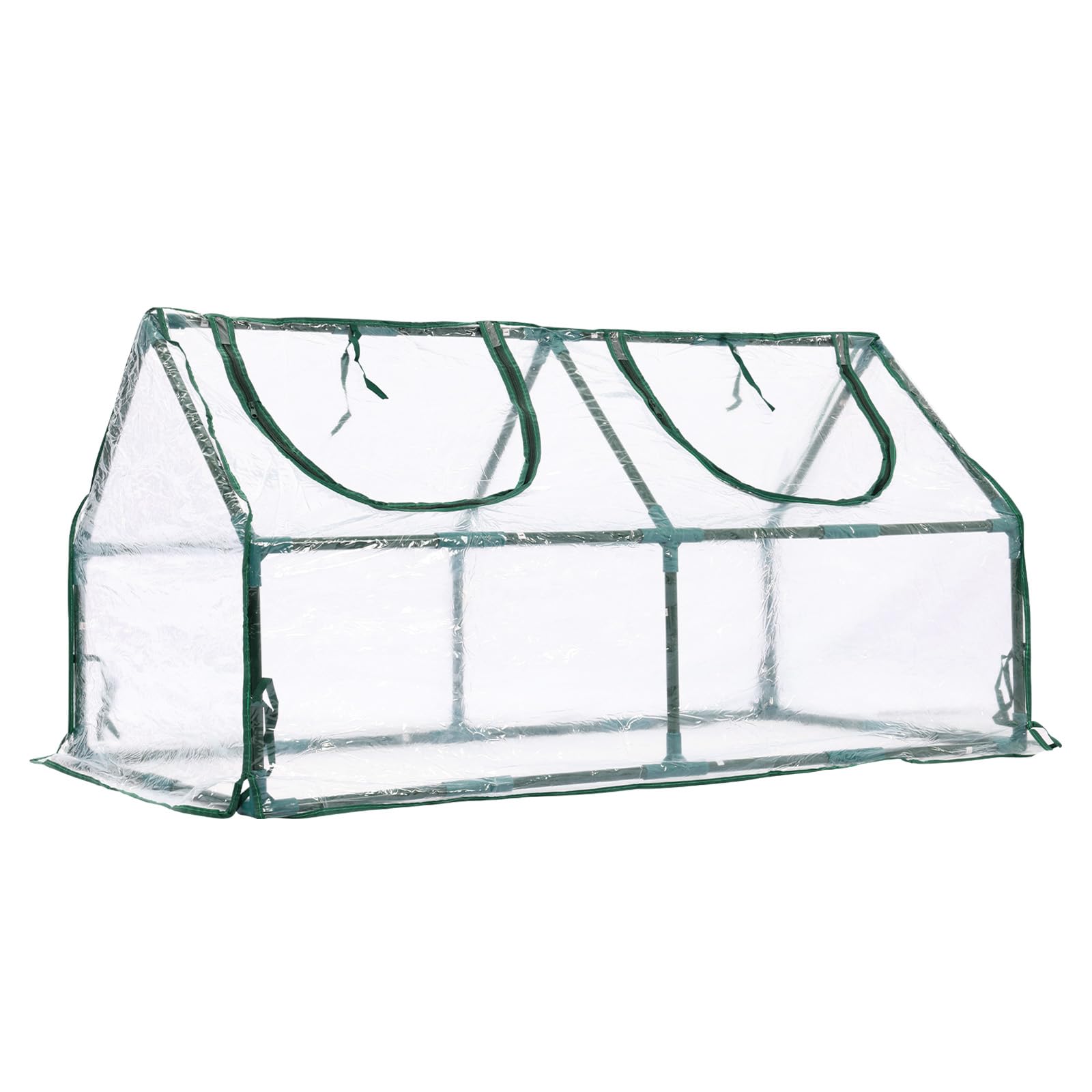 Photo 1 of **FACTORY SEALED BPS 6x3x3 ft Mini Greenhouse with Transparent PVC Cover UV-Protected Roll-Up Zipper Windows, Ideal for Indoor or Outdoor Use on Raised Garden Beds