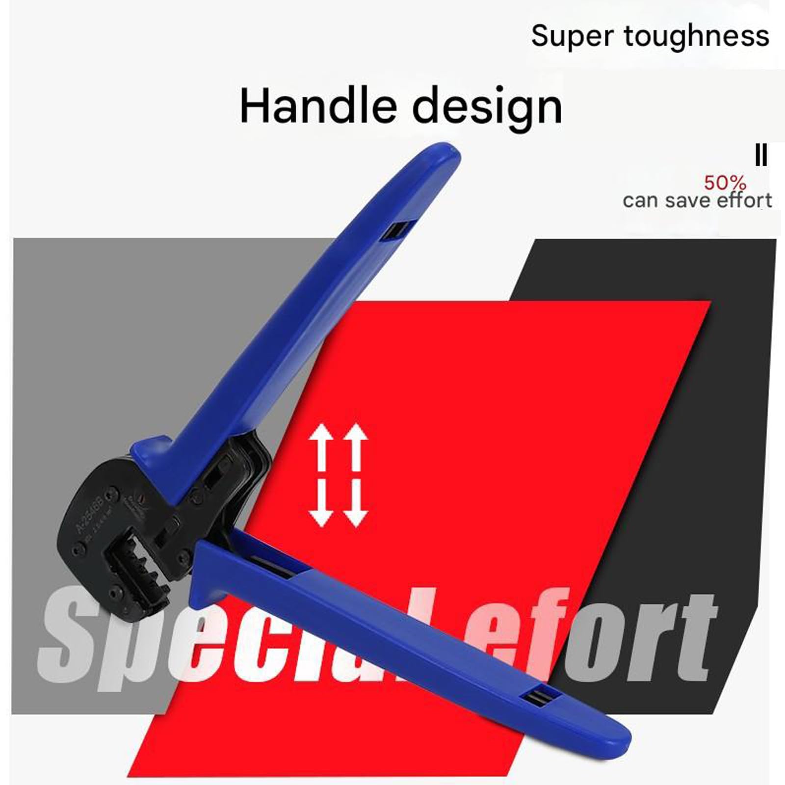 Solar Steckverbinder Crimpzange mit ergonomischem Griff Solar Crimper für volle Crimp auf Kabelgröße 2,5 / 6,0 mm² Panel Kabel Drahtverbinder Crimper Crimpzange Werkzeugset