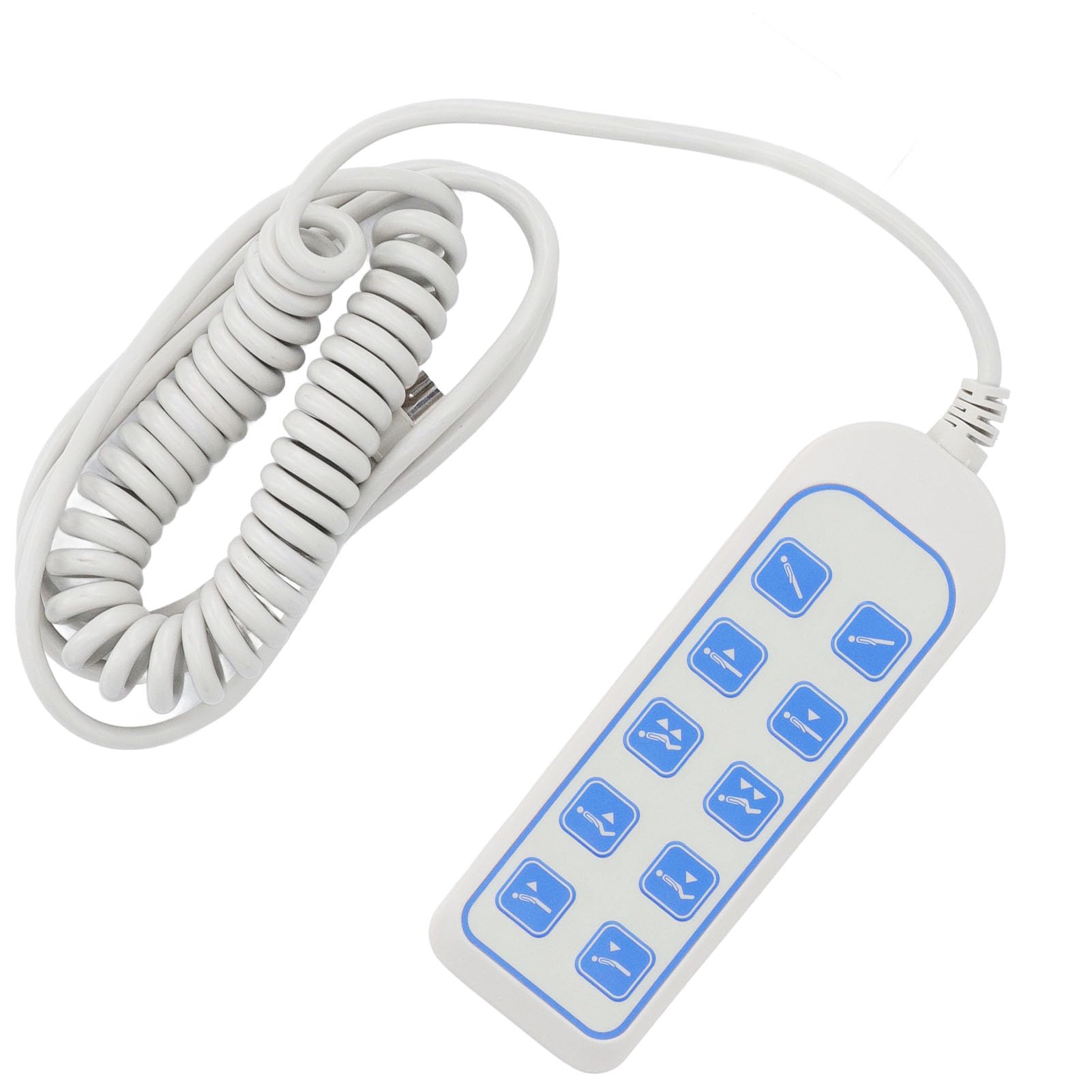 Controller Manuale per Poltrona Elevabile con Spina a 8 Pin 9, Telecomando per Letto Sollevabile IP66 Controller Elettrico con Asta di Spinta per Letti Pieghevoli, Tavoli