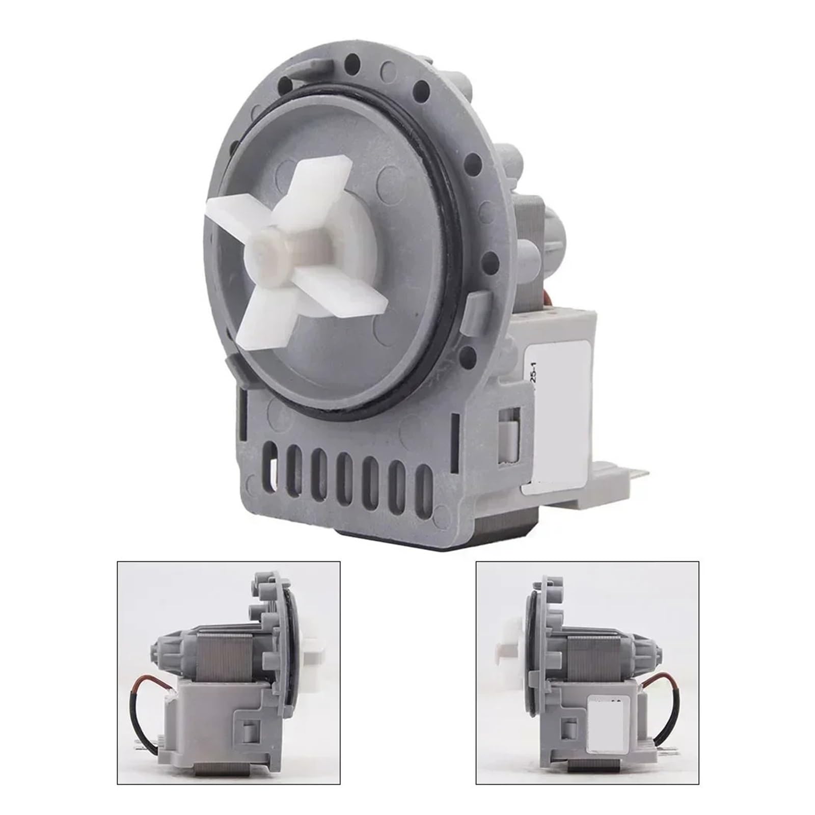 Piezas de recambio de la bomba de agua del drenaje 30W | Piezas de repuesto de bomba de drenaje, for reparación de lavadora, accesorio de bomba de agua de 30W