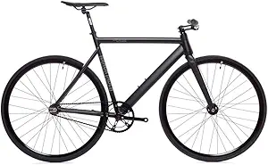 State Bicycle Co. 6061 Black Label Aluminum Single Speed Fixed Gear Bike, Black State Bicycle Co. 6061 Black Label Aluminum Single Speed Fixed Gear Bike, Black