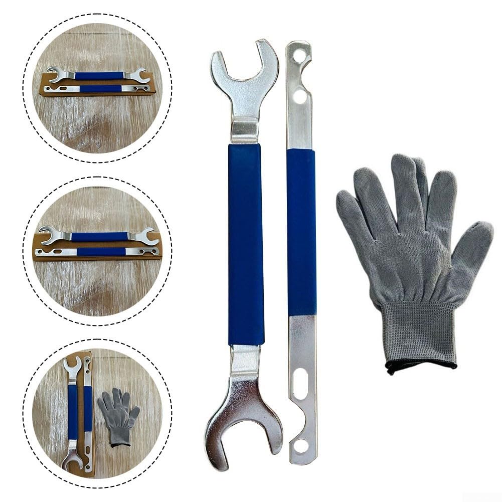 Kit de herramientas de extracción de embrague de ventilador incluye llaves de 32 mm y 36 mm con barra de sujeción de polea para vehículos BMW