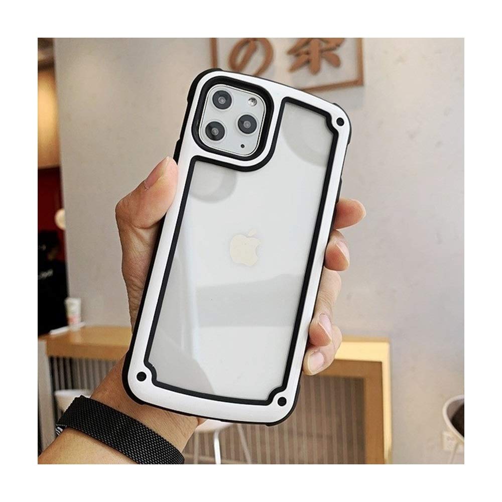 I Phone 11 Case I phone Case Armor Shock Absorption Anti Scratch Kickstand Design Case For i Phone7 I phone 8 (Color : White, Size : For iPhone XR)