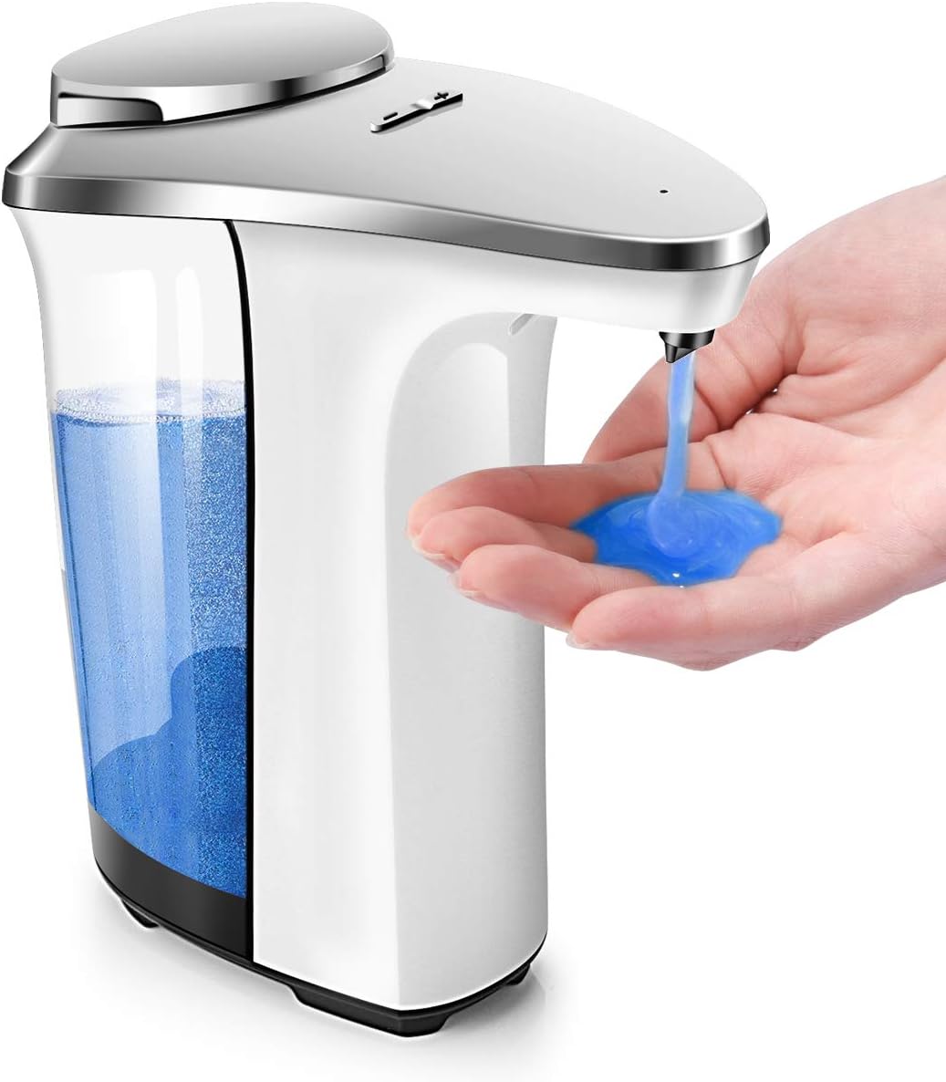 distributore di sapone a sensore per lavello da cucina