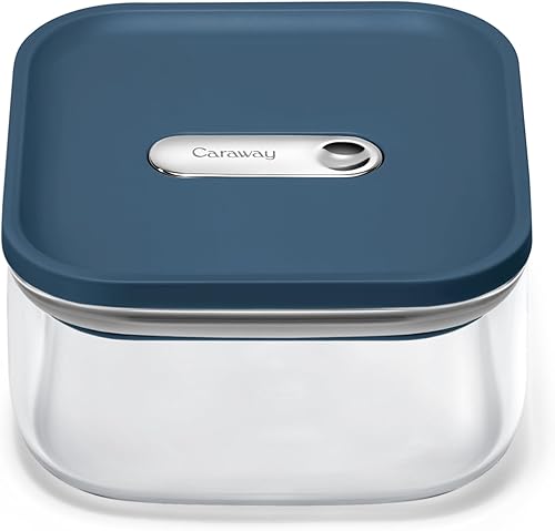 Miniatura 9 de Caraway 1 qt de vidrio Contenedor hermético de almacenamiento de alimentos con tapa – Contenedor de almacenamiento de cocina sin tóxicos, sin BPA –