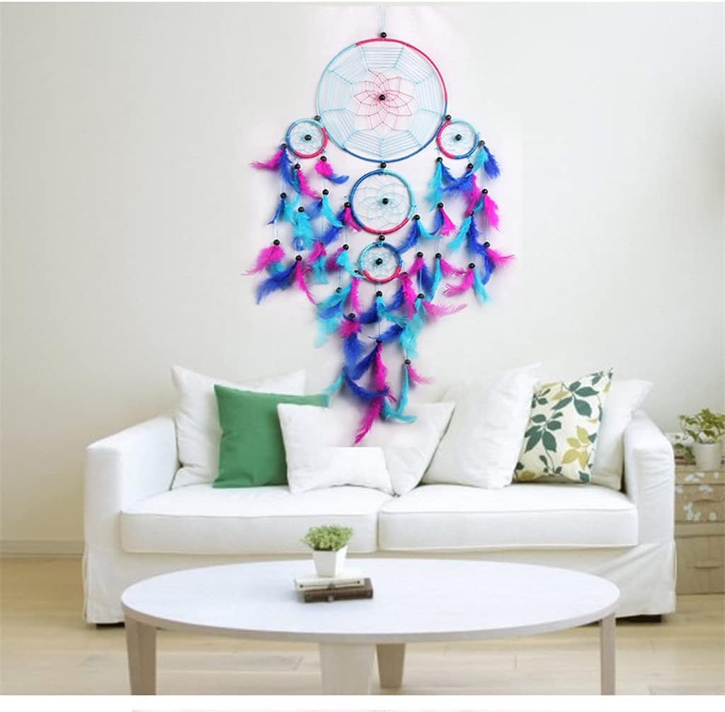 Handmade Dream Catcher Net with Feathers Wall Car Hanging Decoration Ornament Dreamcatcher Room Decor