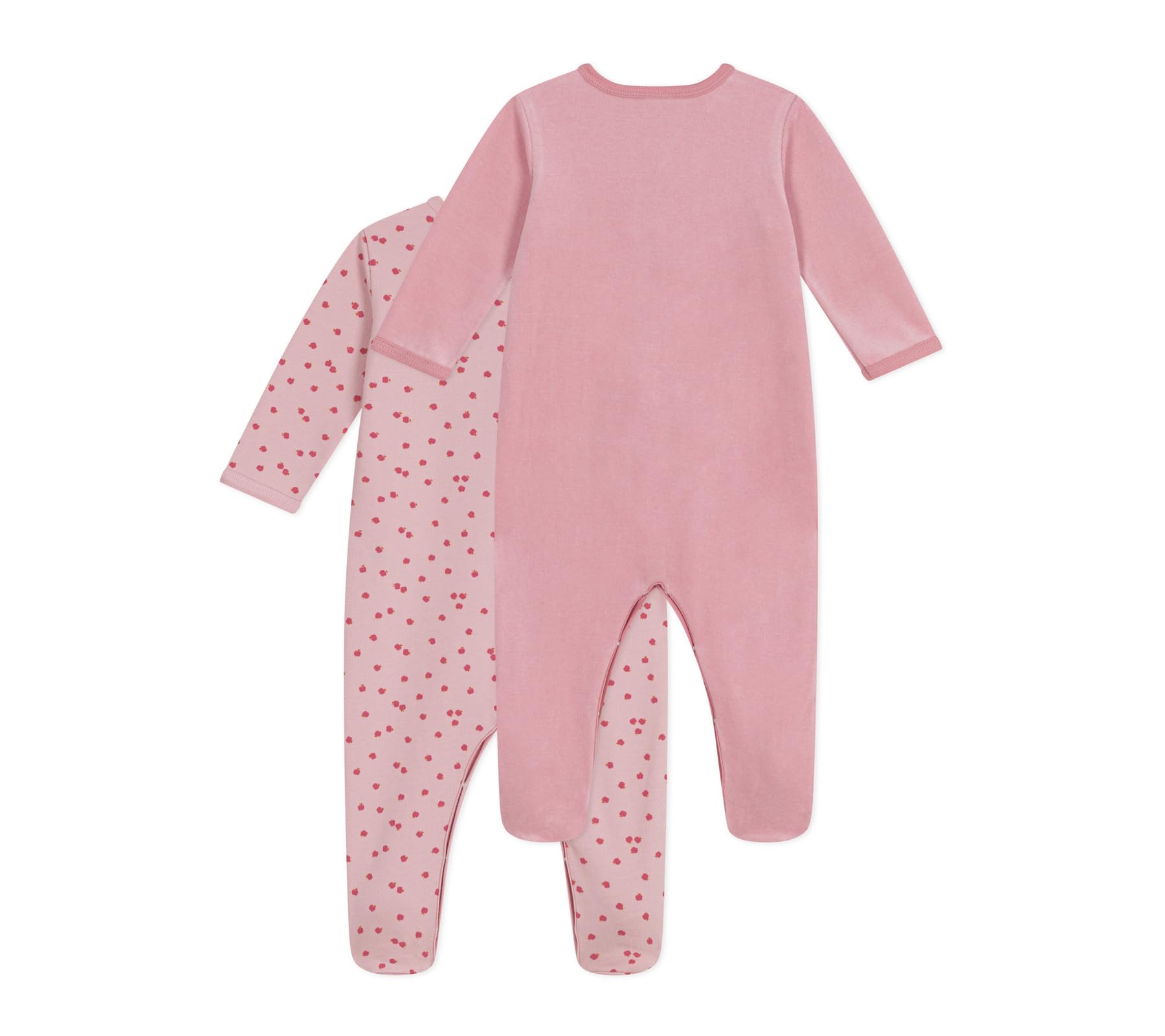 Petit Bateau Zestaw bawełnianych piżam dla niemowląt z nadrukiem