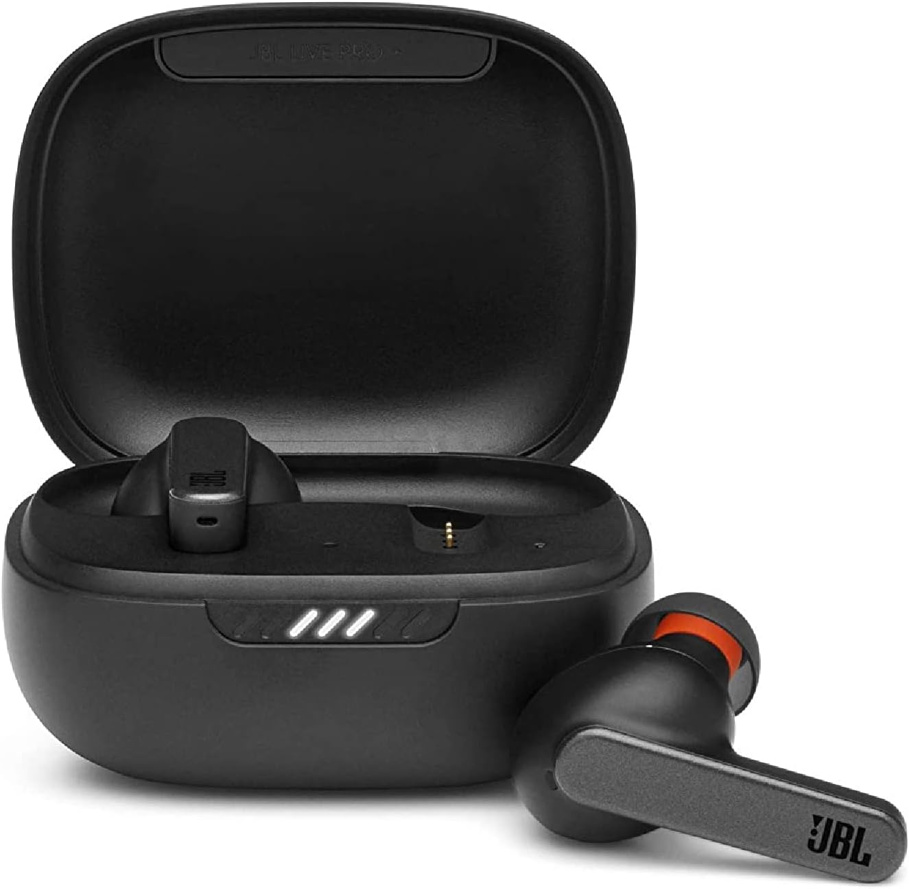 JBL Live Pro+ TWS, Adaptive Noise Cancellation Earbuds with Mic, True Wireless Earbuds, up to 28 Hours Playtime, Signature Sound, 6-Mic Technology for Crystal Clear Calls, Google Fast Pair (Black)