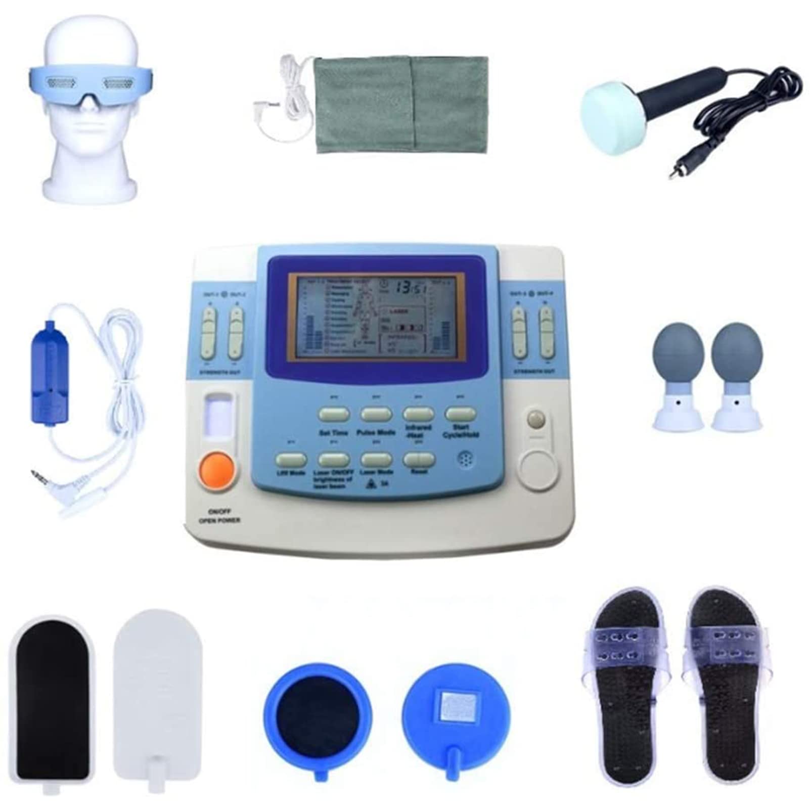 Buy RGHS Low Frequency 9 Channels Physiotherapy Therapy, Acupuncture
