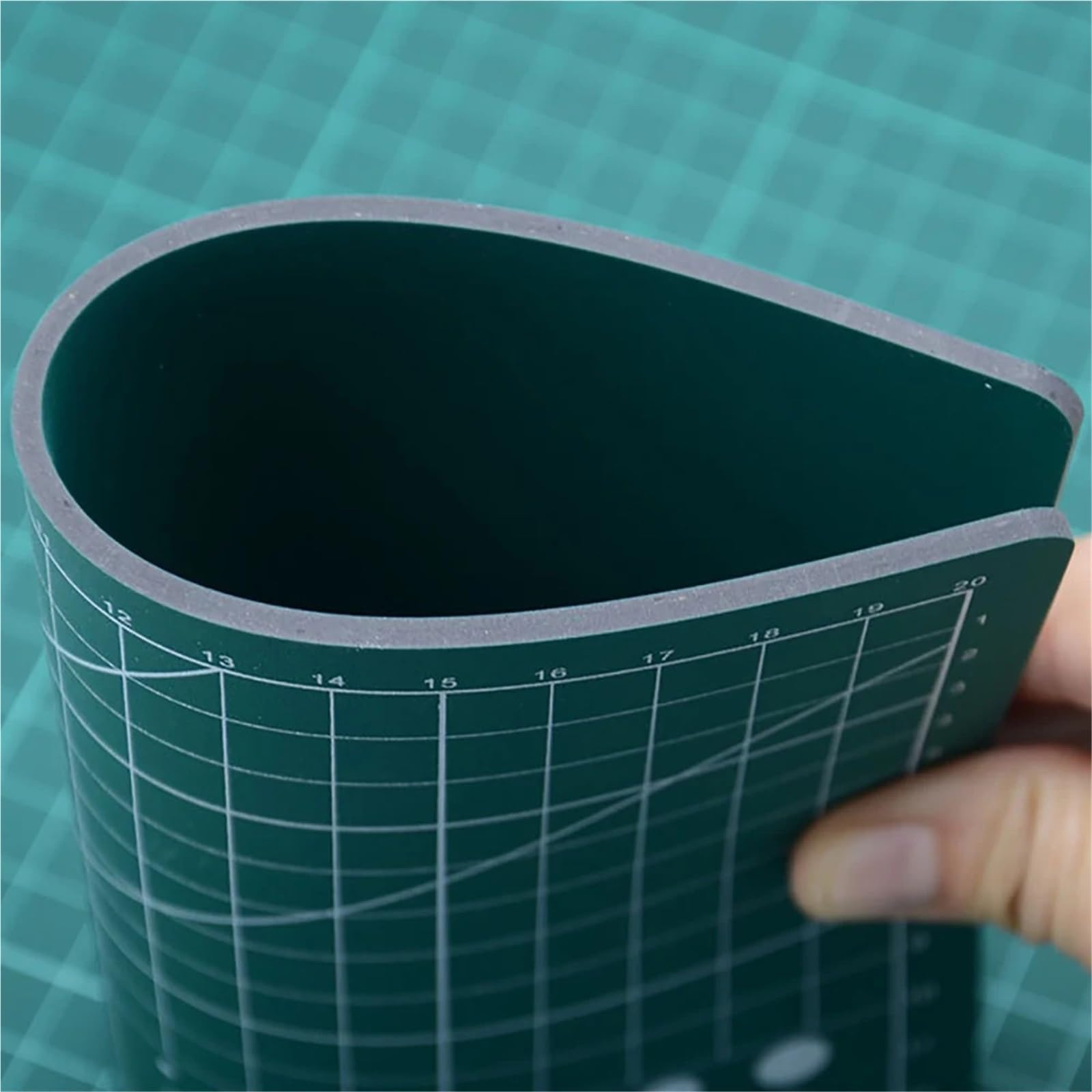 Tappetino Taglio Tappetino da taglio in PVC autorigenerante 3MM A0 122X91CM | Tappetino da taglio antiscivolo e antiriflesso for trapuntatura da cucito artigianale