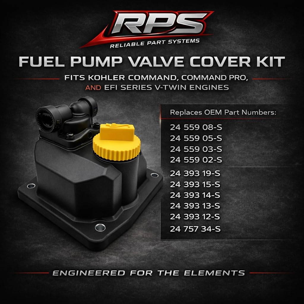 24 559 10-S Fuel Pump Kit for Kohler Command Pro & EFI Engines | CH18 CH19 CH20 CH21 CH22 CH23 CH24 CH25 CH640 CH670 CH680 CH682 CH730 CH740 CH742 CH752 CH750 ECH630 ECH650 ECH680 ECH749 ECH730