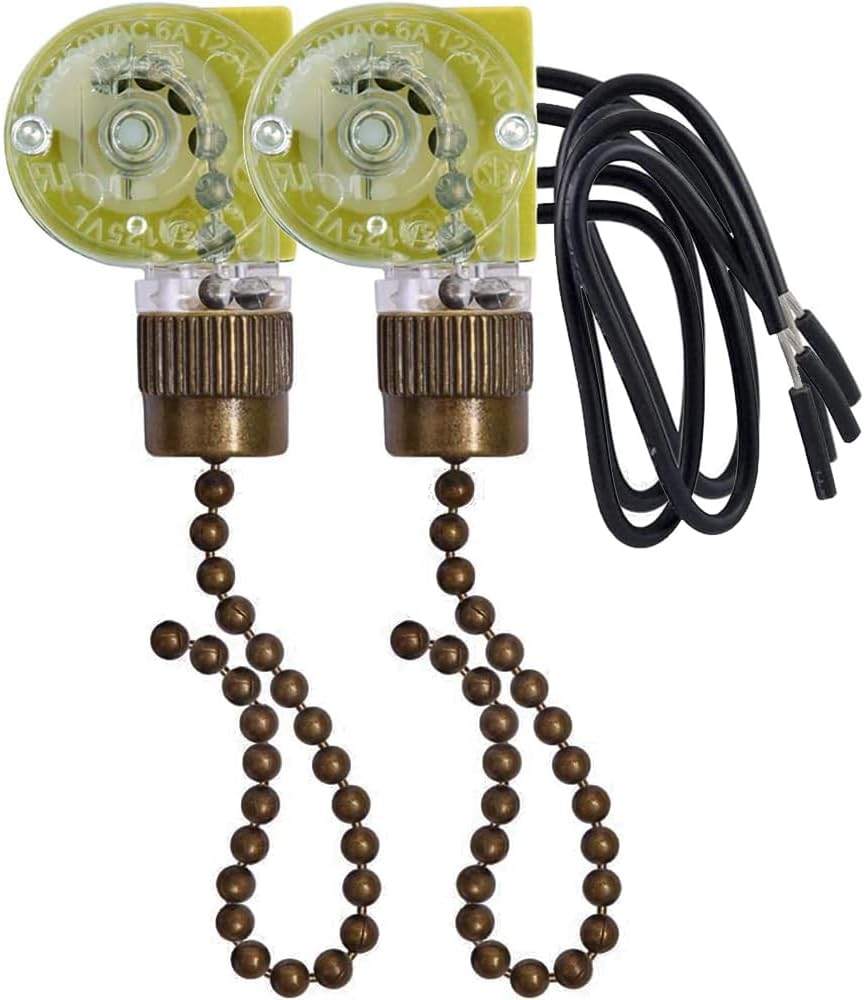 Amazon.com: Sinton E81372 ON-Off Nickel Pull Chain Lamp Switch for ...