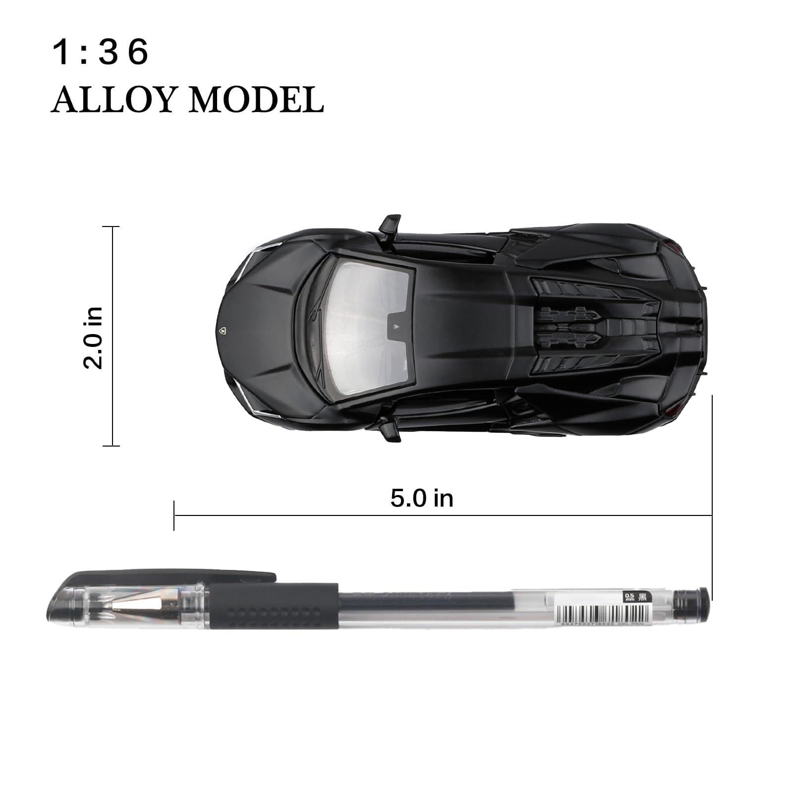 Amazon.com: TOKAXI 1/36 Scale Lamborghini Revuelto Diecast Cars