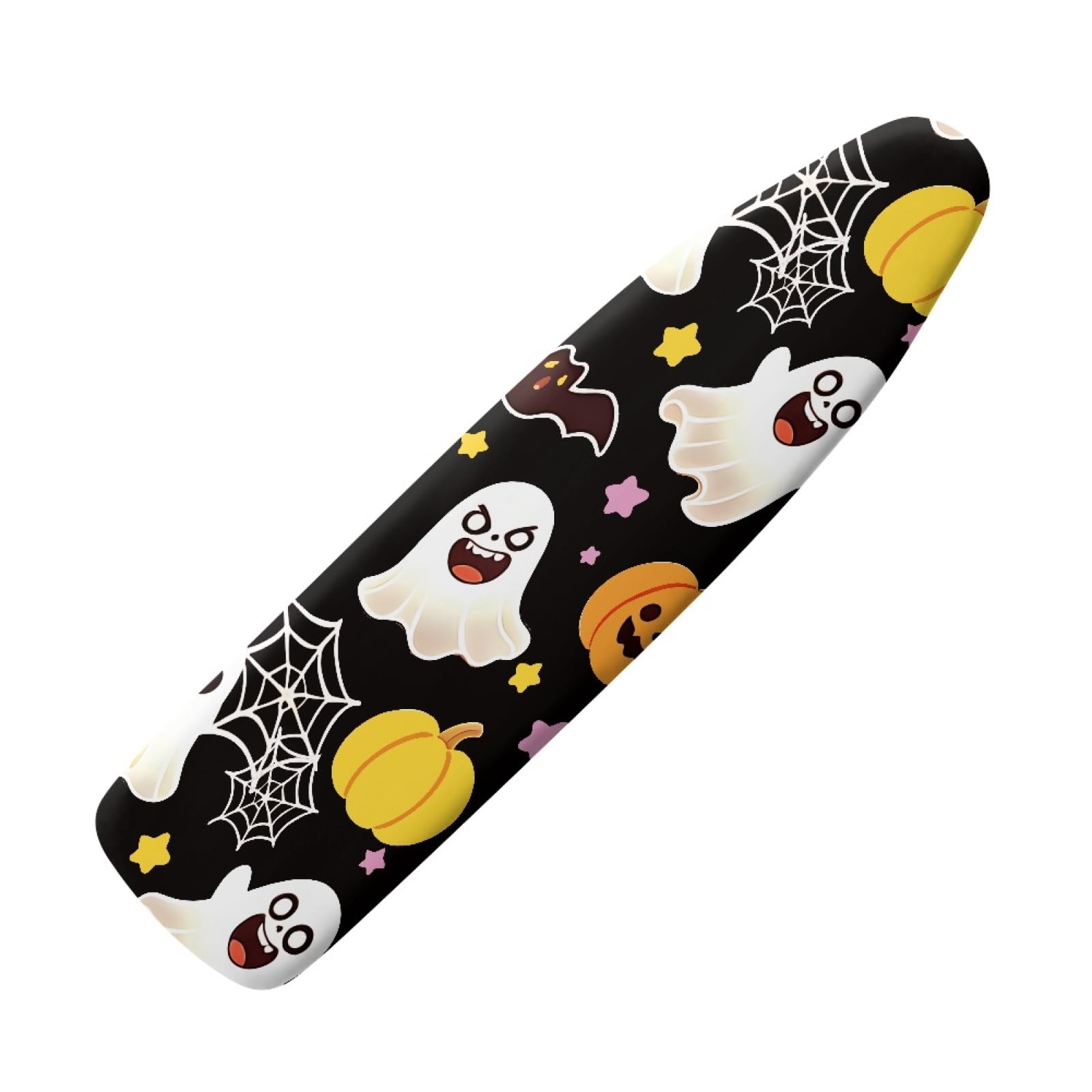 Rwmmla Ghost Ironing Board Covers 110X30 Heat Reflective Cotton Polyester Blend, Elasticated Drawstring Fastening, Scorch Resistant For Steam Iron110x30cm/43X12in