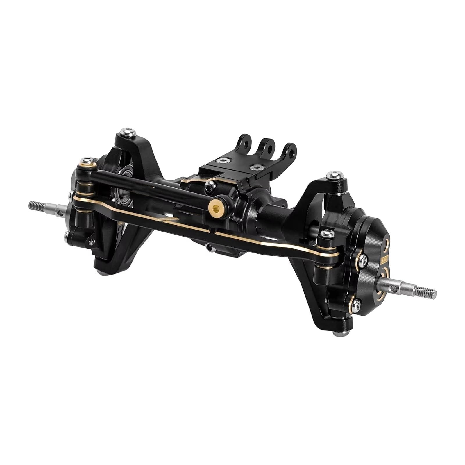 Eje Delantero Trasero RC para Redcat para Ascent-18 1/18 RC Crawler, Ejes De Portal Completos Brass Color Y Aluminio, Piezas Actualización, Accesorios