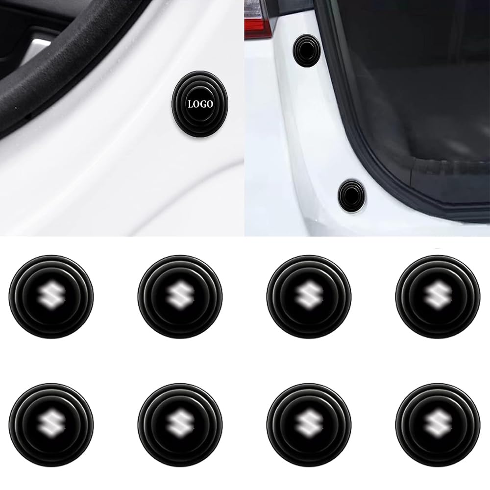 Kidoca® 8Pcs Silicone Car Door Shock Absorber Protector Gasket Guard