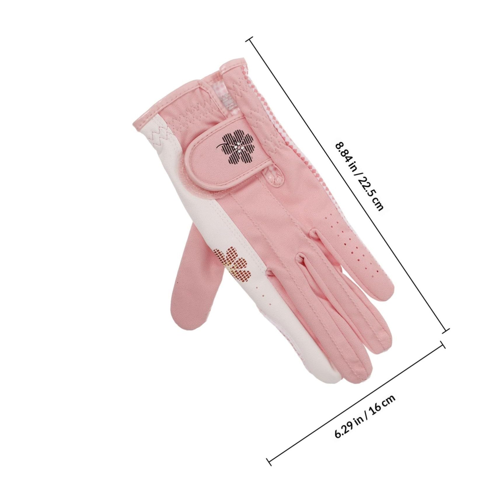TOYANDONA Guanti Da Golf Junior Antiscivolo Guanti Da Golf Resistenti All Usura Design Rete Ventilato Accessori Per Donna