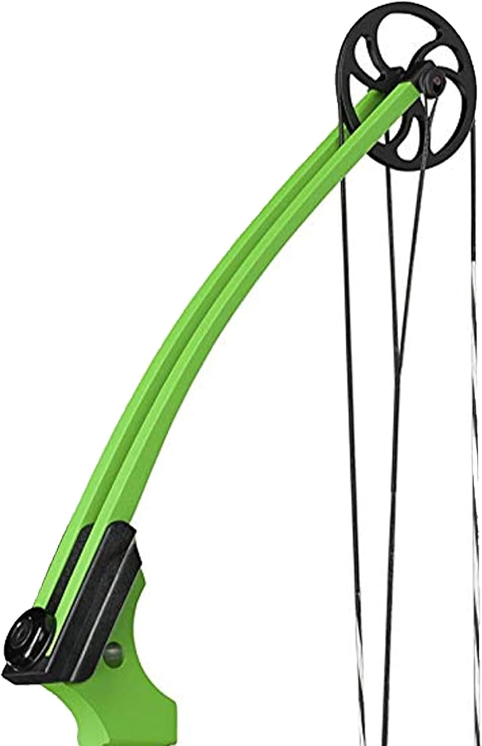 Genesis Archery Compound Bow Archery Kit w/Adjustable Draw Length 15" to 30" & Adjustable Draw Weight 10 to 20 Pounds for Left-Handed, Green (4 Pack)
